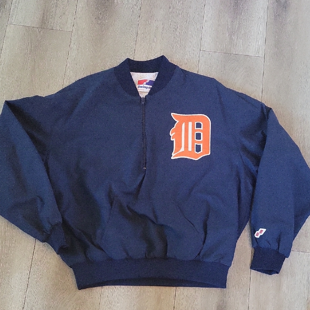 Swingster l Detroit Tigers Navy Blue Jacket l Men l Large